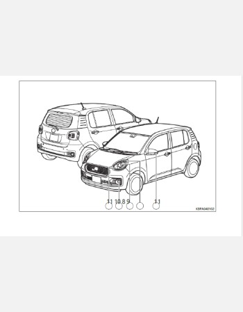 toyota passo 2017-2018 owners manual in english